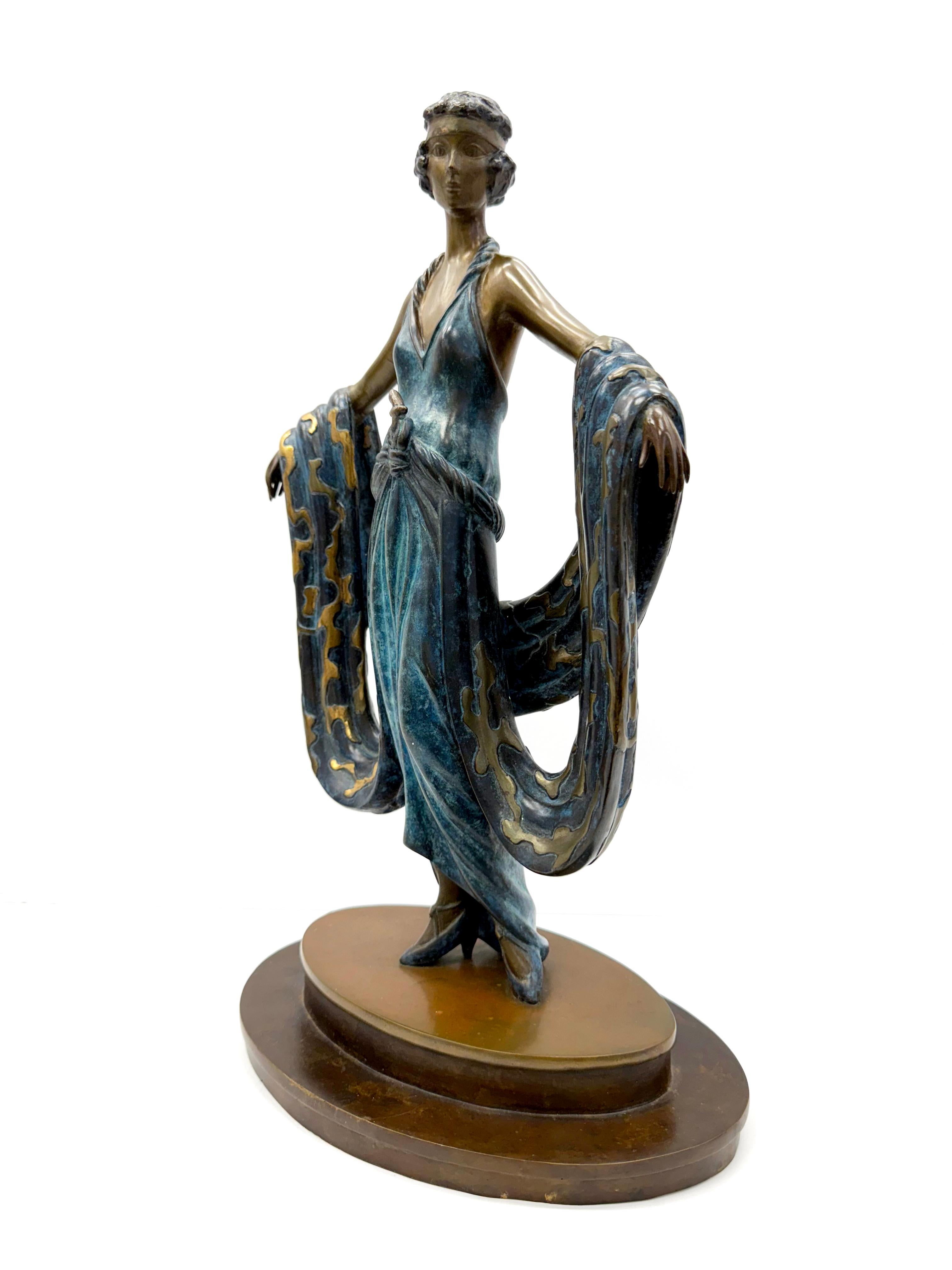 Gala (escultura de bronce pintada en frío) en venta 1