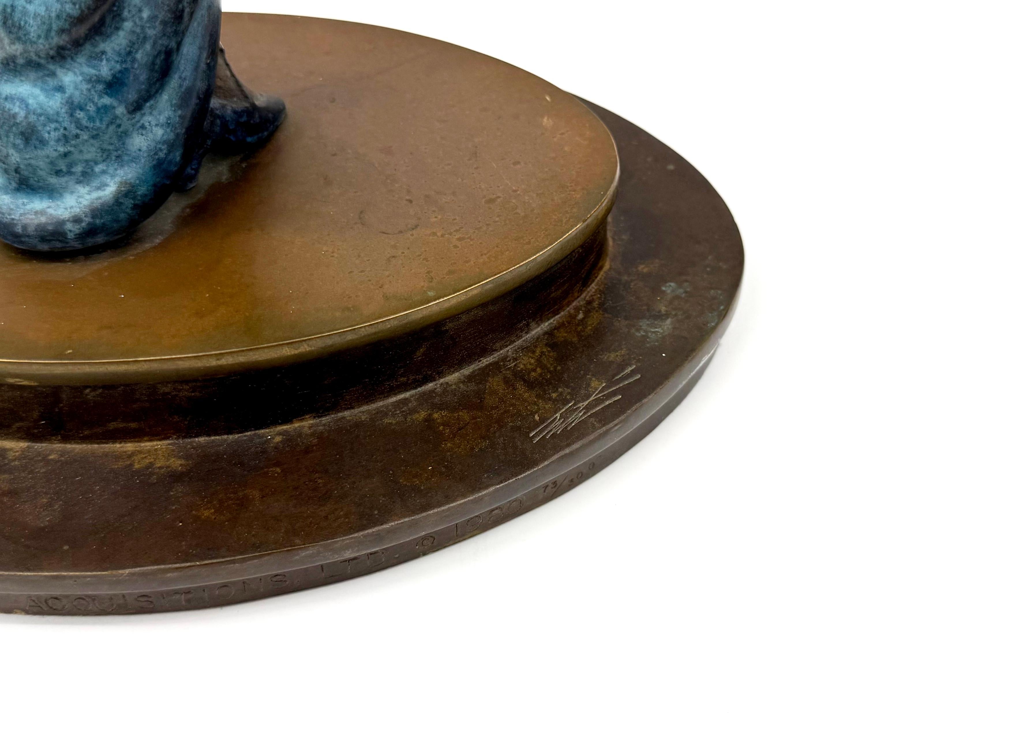 Gala (escultura de bronce pintada en frío) en venta 2