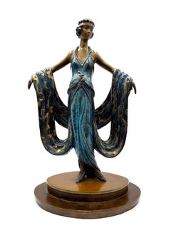 Gala (escultura de bronce pintada en frío)