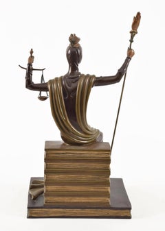Justice, Bronze Sculpture, Art Deco, Signed, Edition of 500, 1984