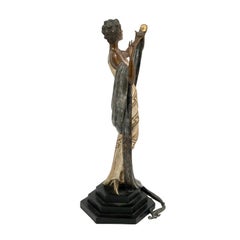 La Coquette, Bronze Sculpture, Art Deco, Signed, Edition of 375, 1986