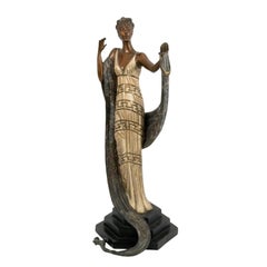 La Coquette, Bronze Sculpture, Art Deco, Signed, Edition of 375, 1986