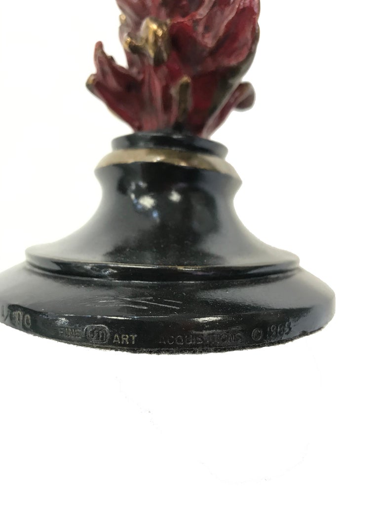 Bronze sculpture.  Incised artist signature; stamp numbered with foundry and date. Edition: Of 500.

Certificate of Authenticity is included. Artwork is in excellent condition.  All reasonable offers will be considered.