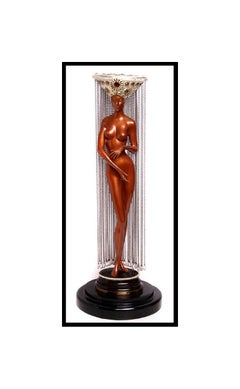 Large ERTE Signed BRONZE Sculpture NO. 1 Original ART DECO antique Submit OFFERS