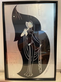 Erte Series Exhibition Poster by Mirage Editions for Grosvernor Gallery London