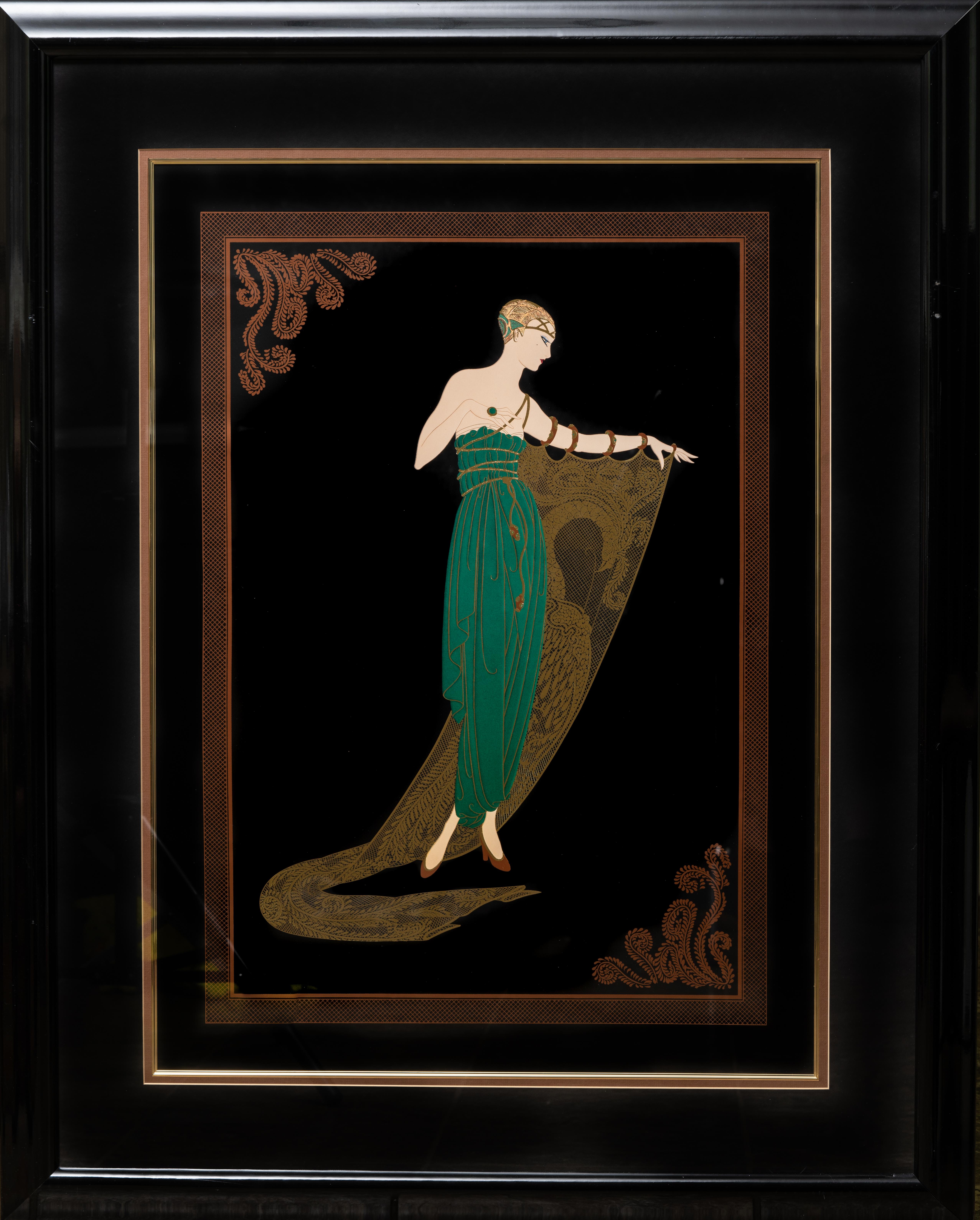 Art Deco Erte, Serigraph of a Costume Design