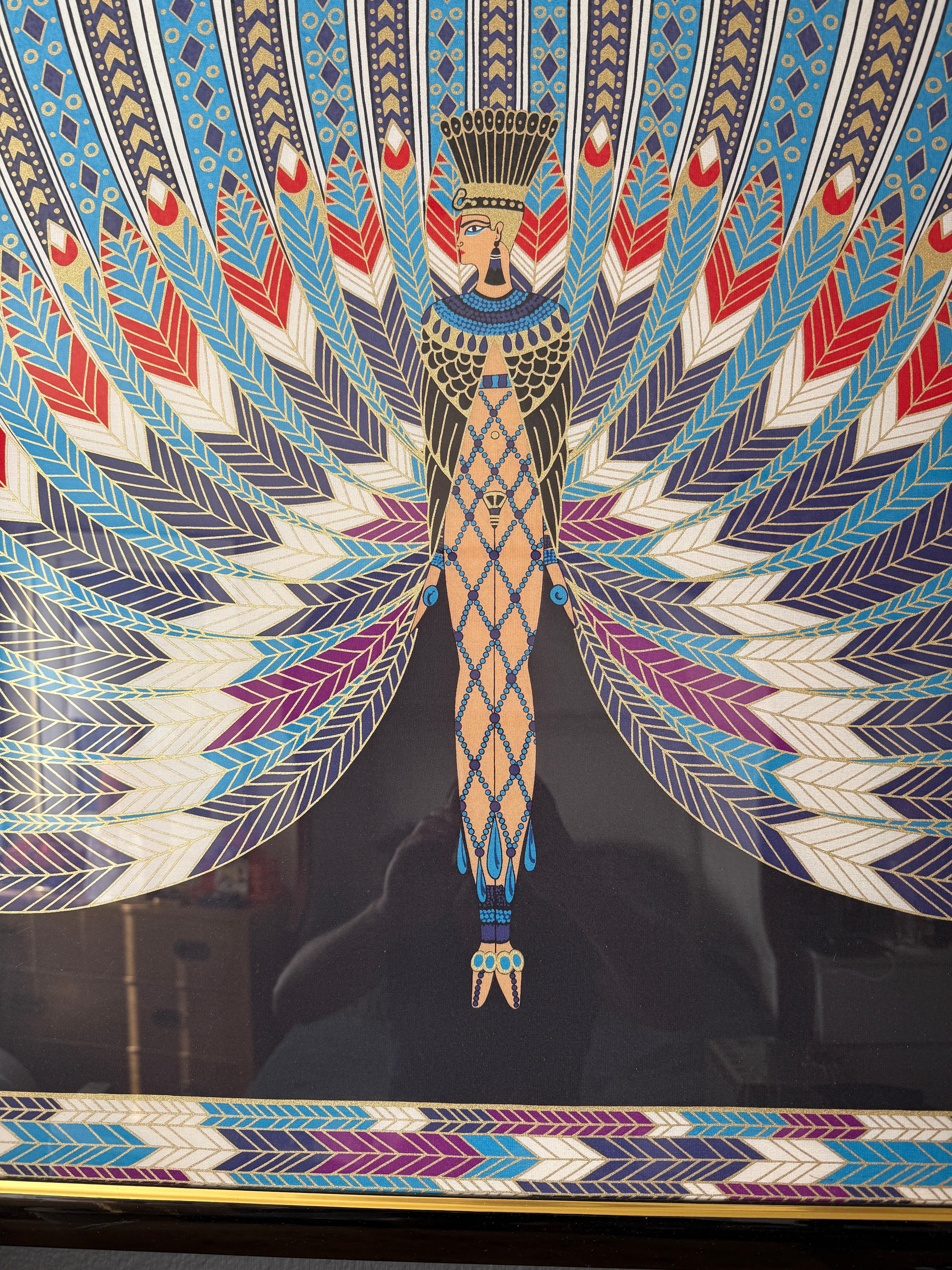ERTE-Siebdruck (Seide) im Angebot