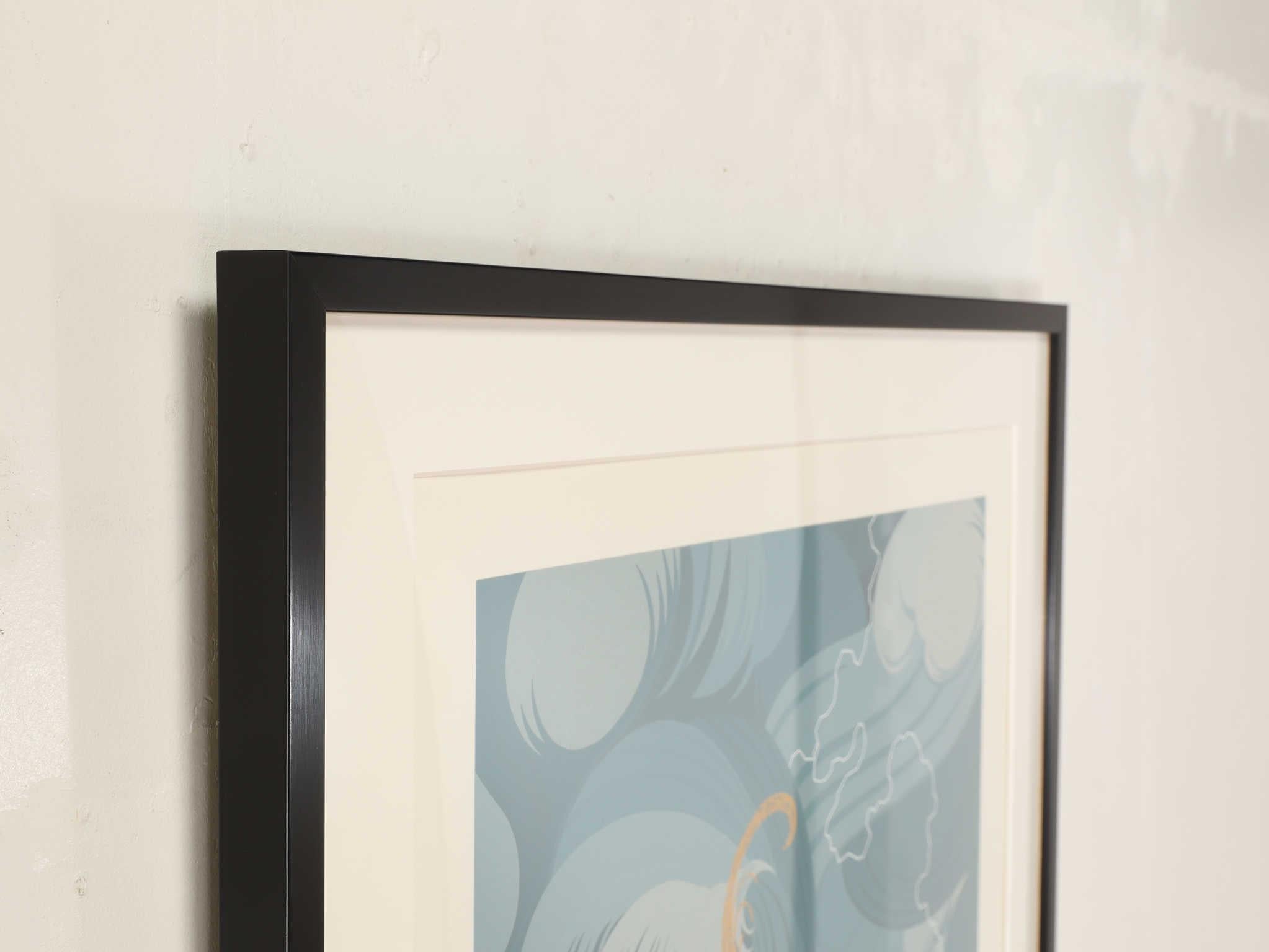 American Erte Swept Away Serigraph 1980's For Sale