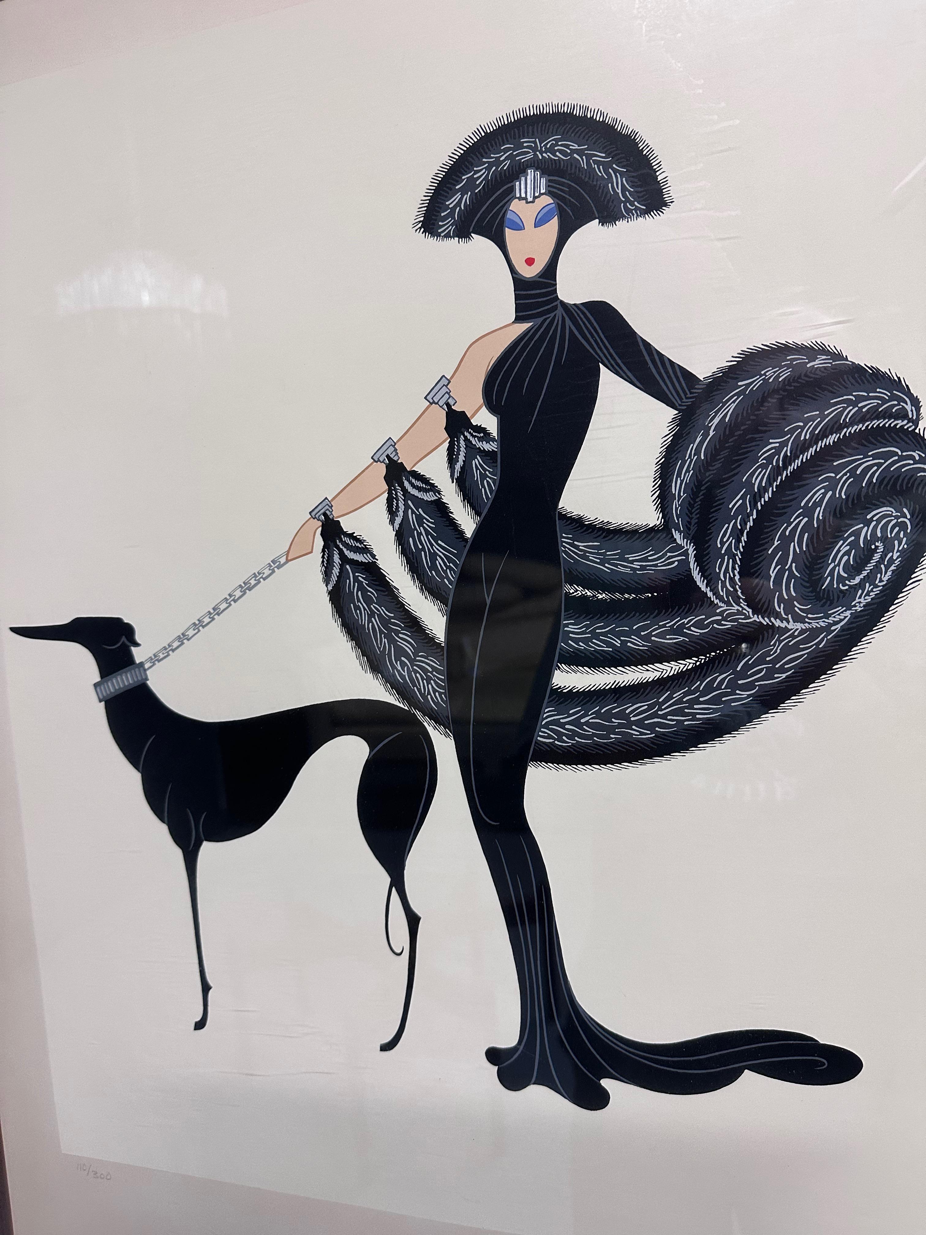 erte symphony in black