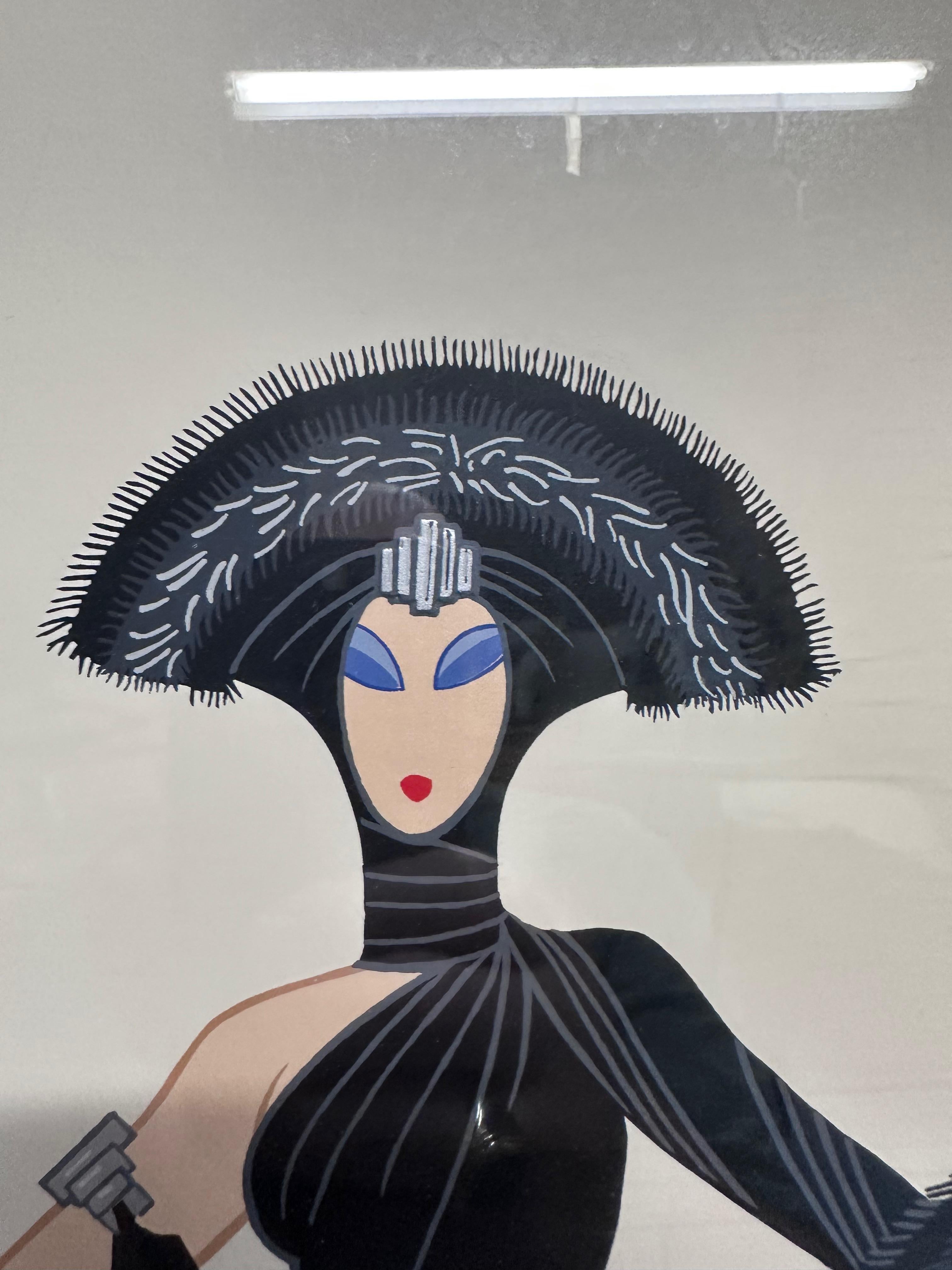 Erté Symphony in Black, 1983 In Good Condition In Philadelphia, PA