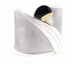 Erté Tempest Silver Cuff Bracelet