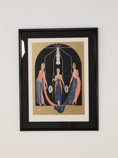 Erte Three Graces 1900's