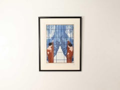 Erte Winters Arrival Serigraph 1990's