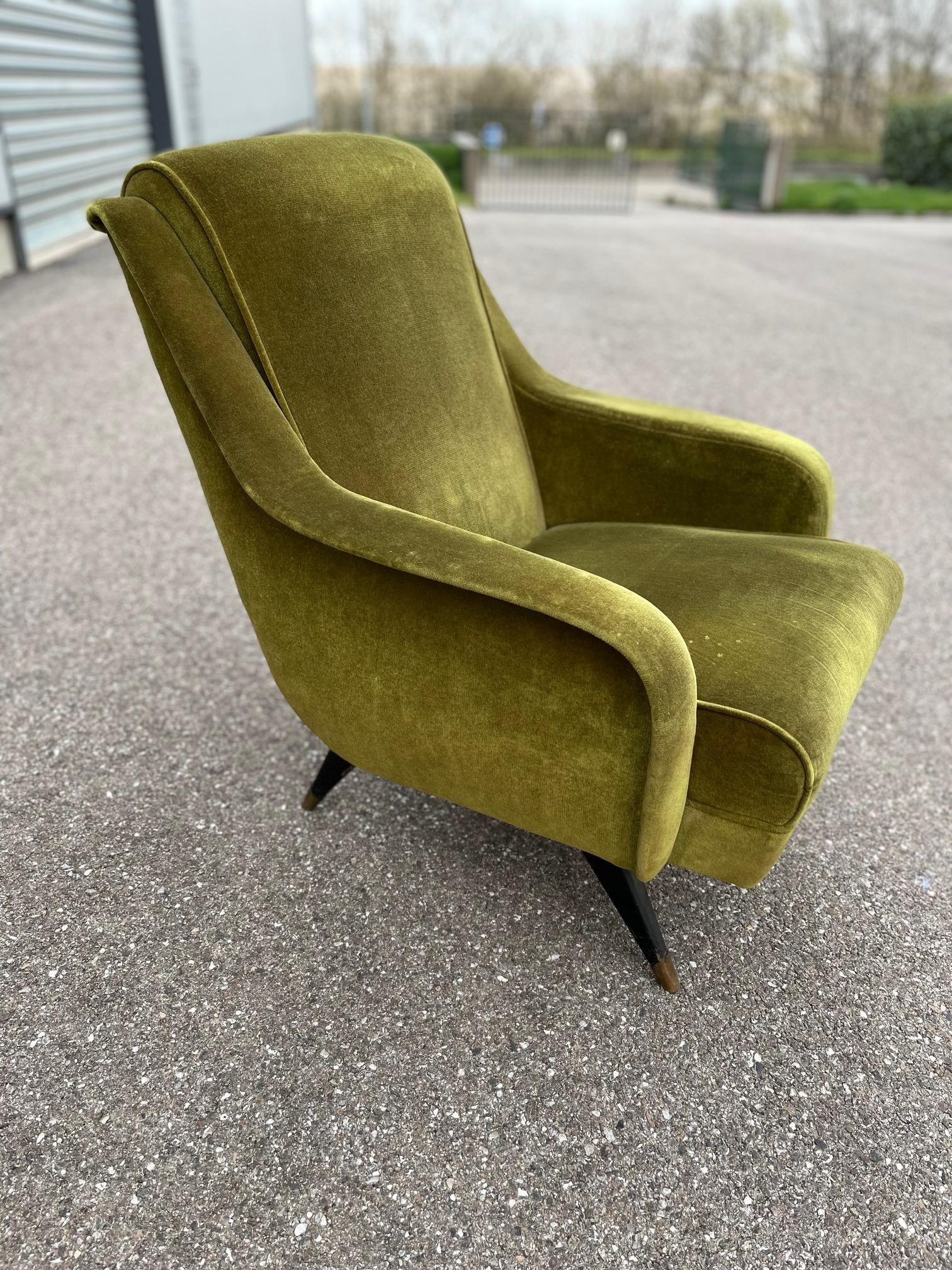 beautiful armchair edited by Erton in the 1950's, all original condition.