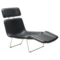 Erwan Bouroullec model "SG/4T Spring" lounge chair / chaise + integrated ottoman