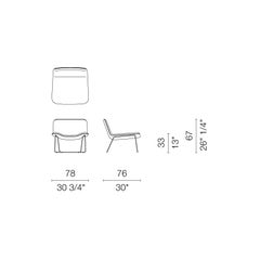 Erwan Bouroullec Spring Armchair in Satined Stainless Steel for Cappellini