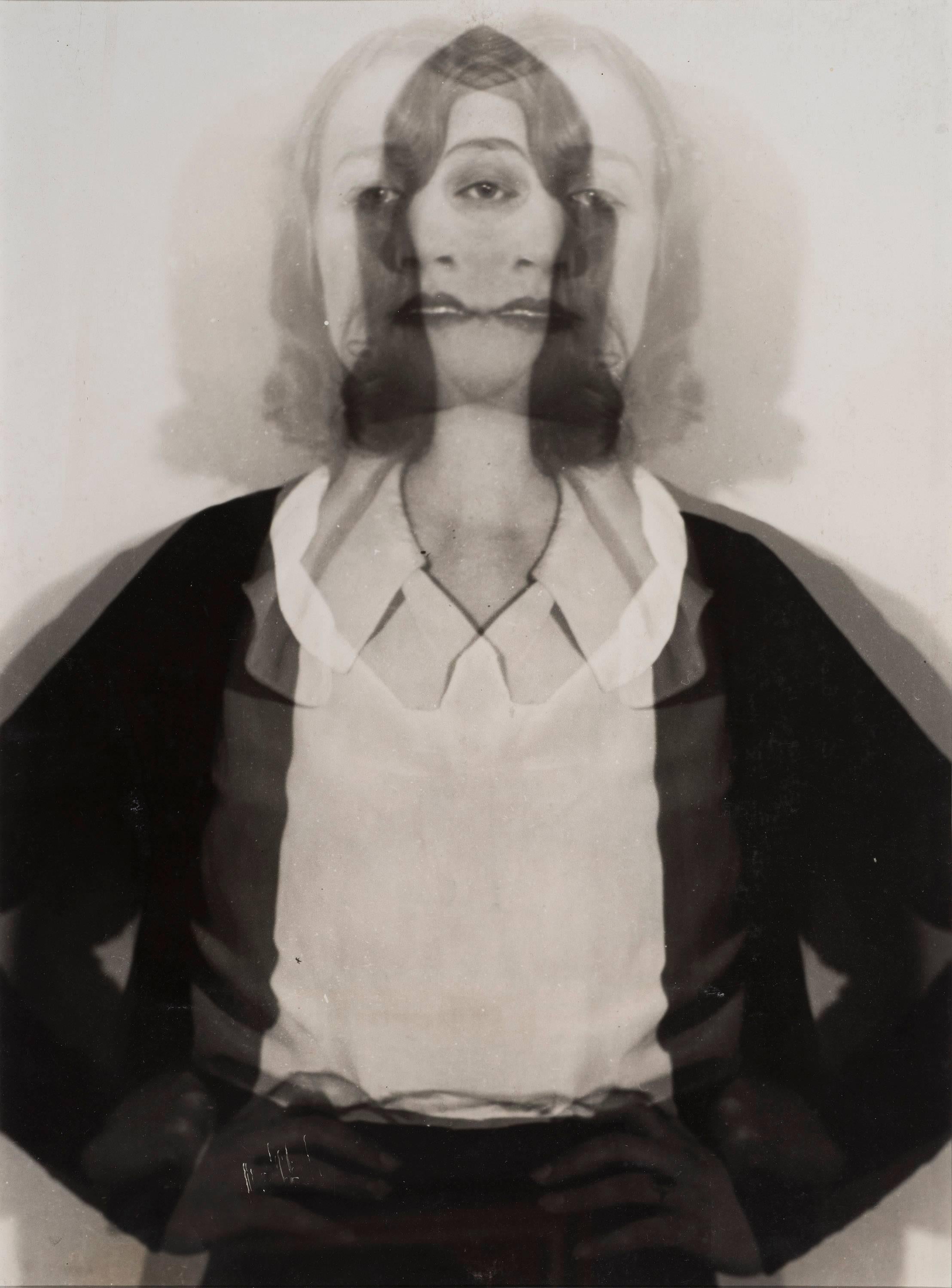 Erwin Blumenfeld Black and White Photograph - Double Exposure, Amsterdam