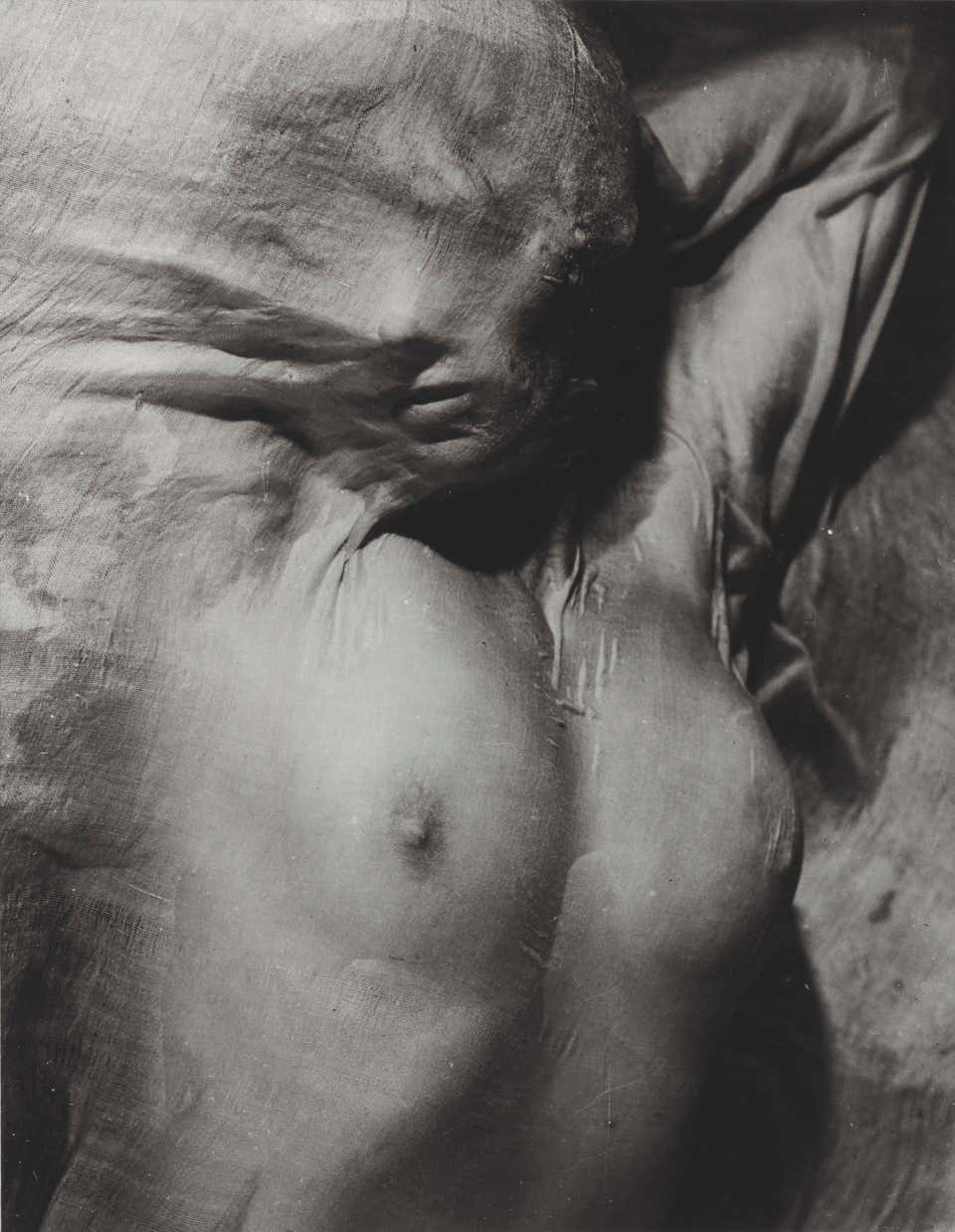 Erwin Blumenfeld, Nude Under Wet Silk, Black and White Photograph, Paris, 1937
