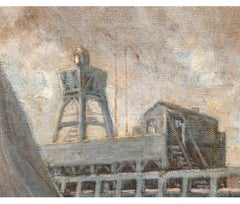 by Erwin Carl Wilhelm Günther, steamship and sailboats on the sea