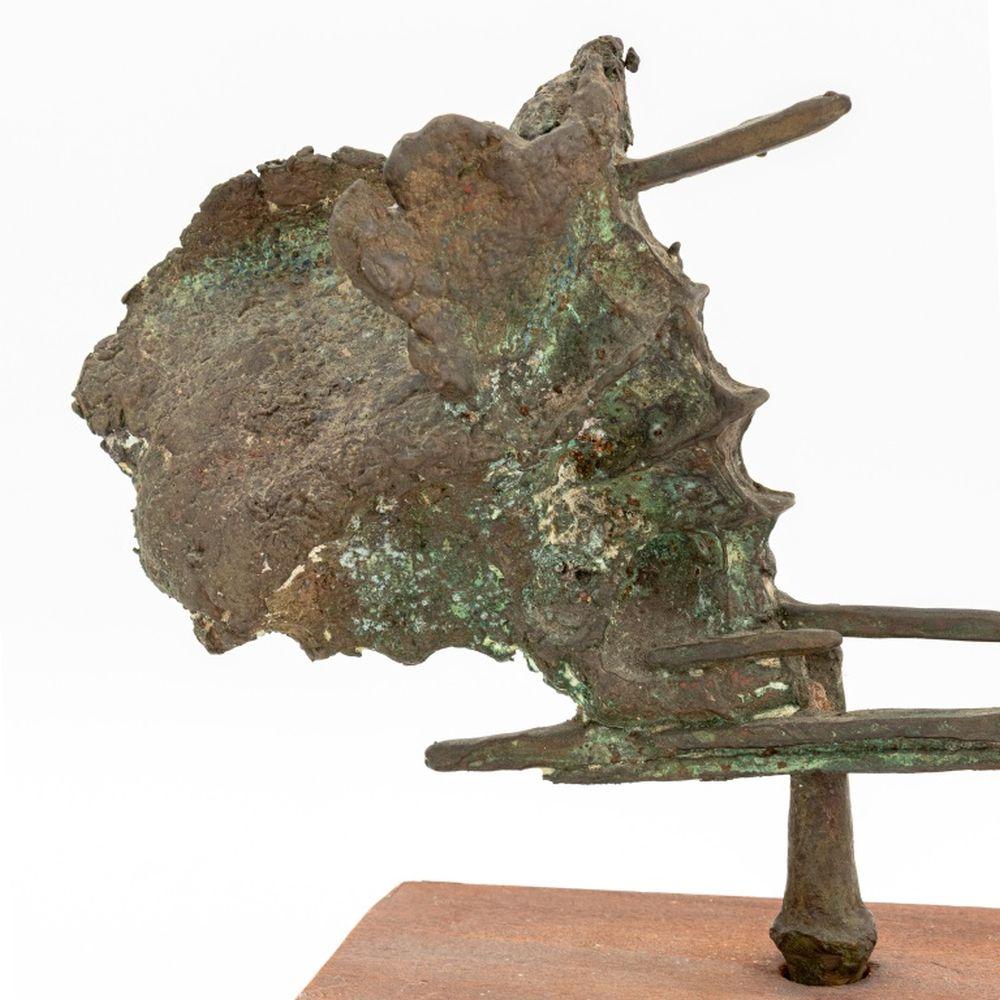 Erwin de Vries Brutalist Bronze Sculpture For Sale 1