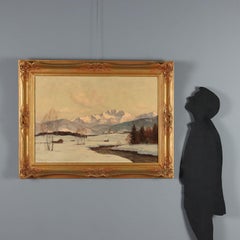 Winterlandschaft erste Hälfte des 20. Jahrhunderts