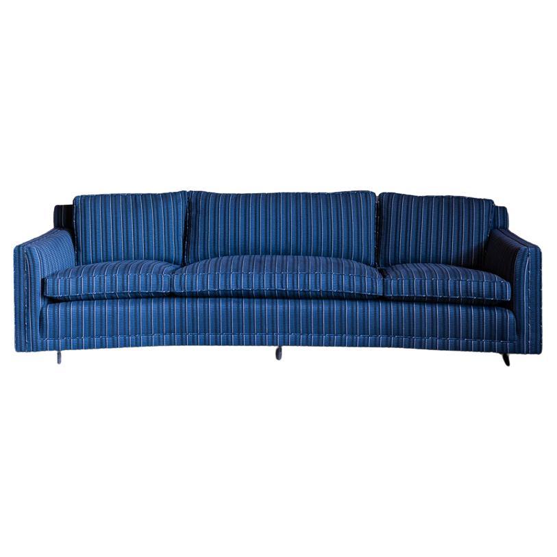 Blaues Mid-Century-Sofa von Erwin Lambeth