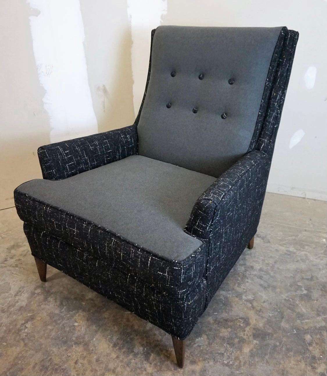 Erwin Lambeth Club Chair Newly Upholstered For Sale 5