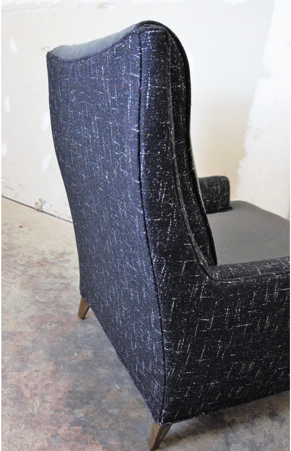 Erwin Lambeth Club Chair Newly Upholstered For Sale 2