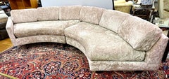 Erwin-Lambeth Iconic Mid Century Modern Two-Piece Half Moon Sectional Sofa