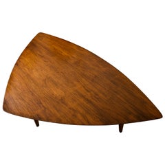 Erwin Lambeth Mid-Century Modern Triangle Coffee Table