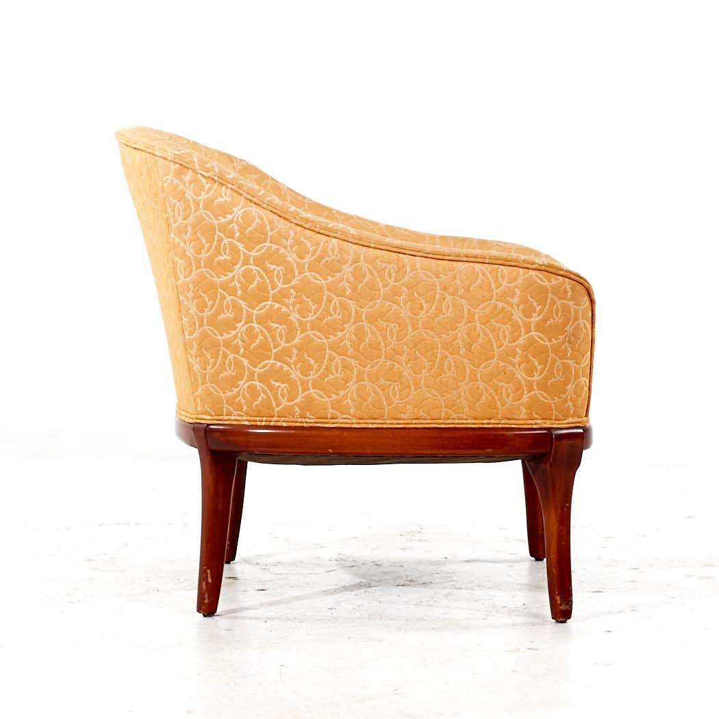 Erwin Lambeth Mid Century Walnut Lounge Chairs - Pair For Sale 3