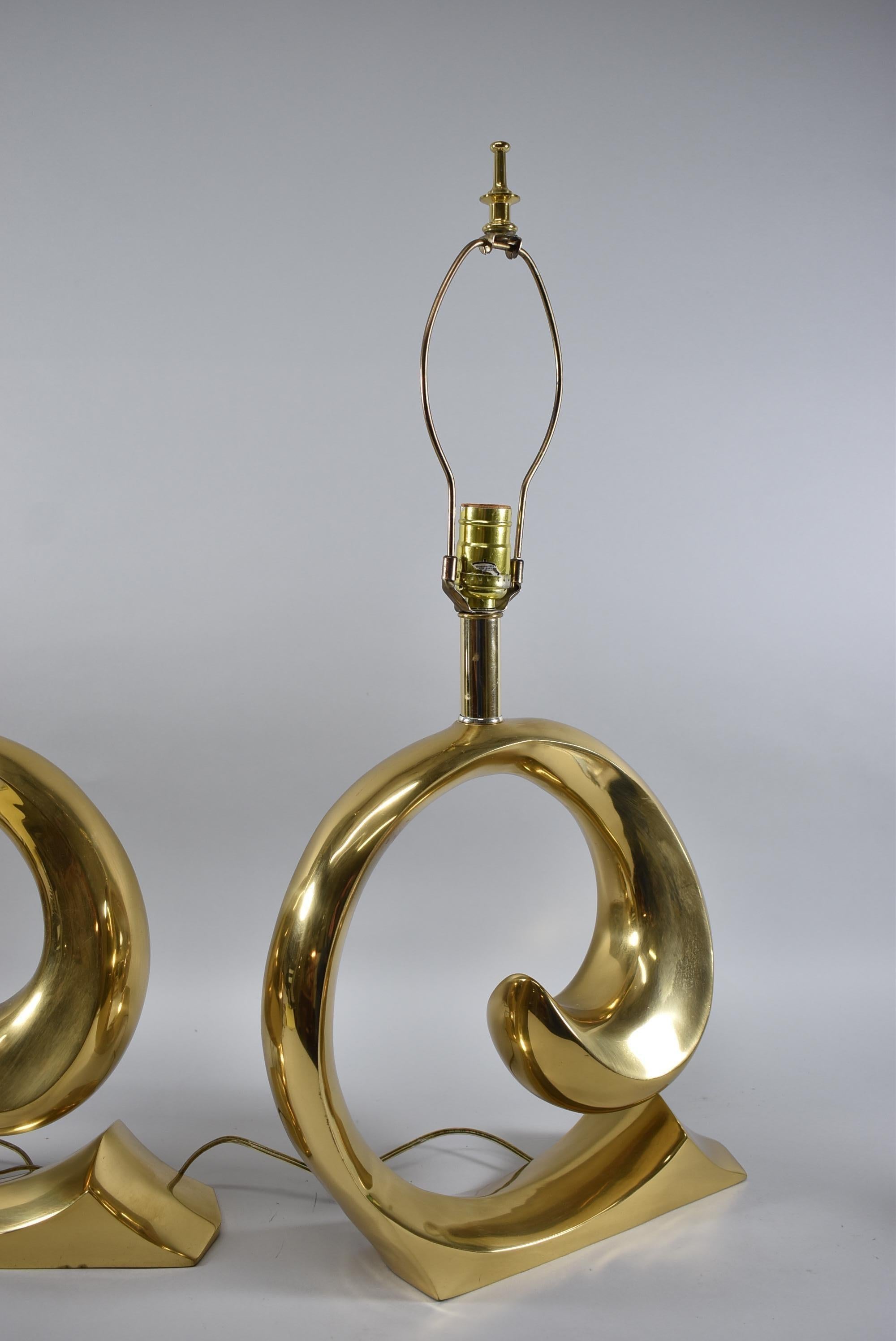 North American Erwin Lambeth Pair Brass 