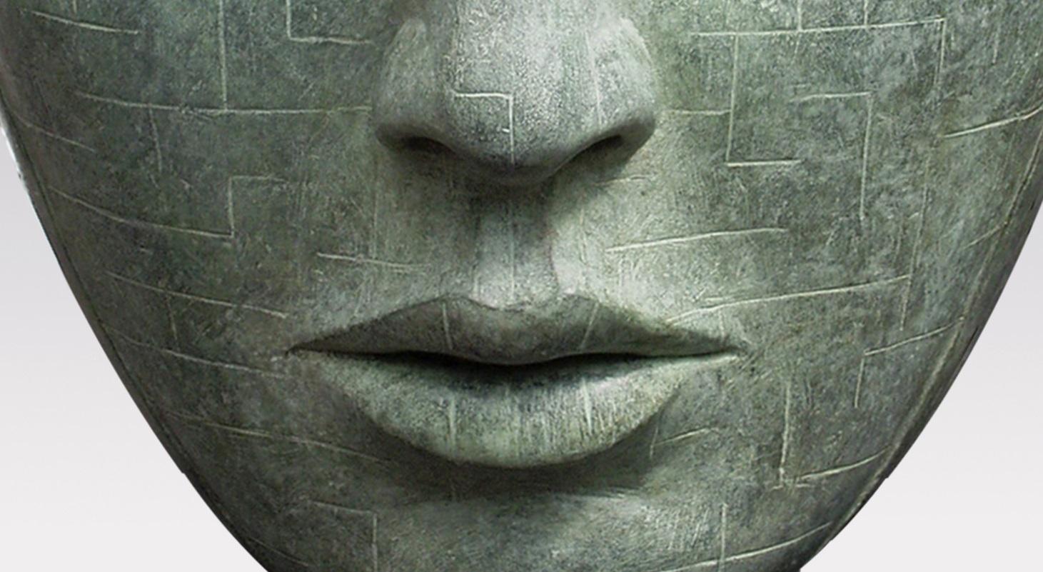labyrinth stone faces