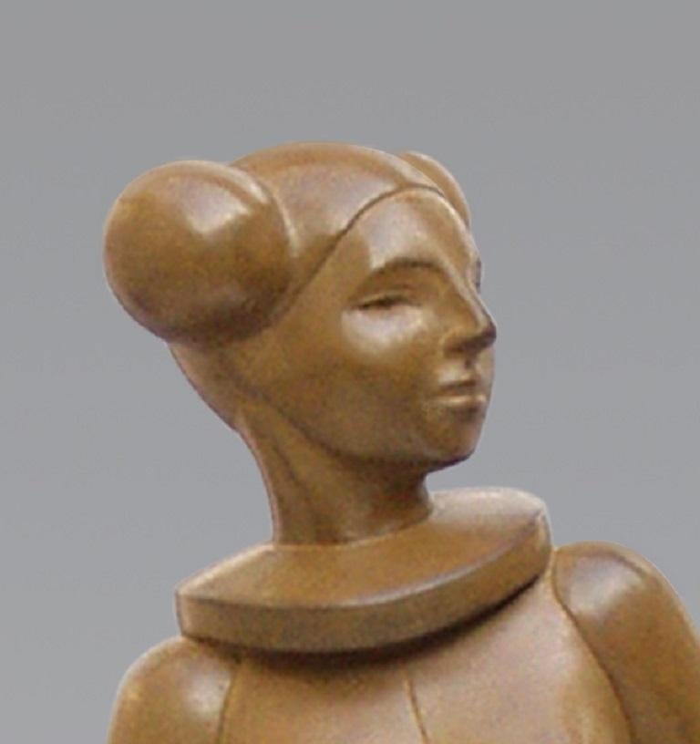 Sculpture en bronze Princesse nue féminine Starwars Lady Woman de Leia, contemporaine en vente 1