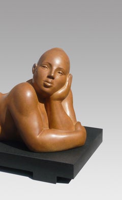 Madame Butterfly Bronze Sculpture Story Tragedy Opera Female Nude Figure