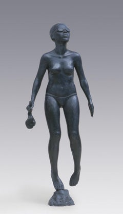 Parelduikster Pearl Diver Bronze Sculpture Contemporary