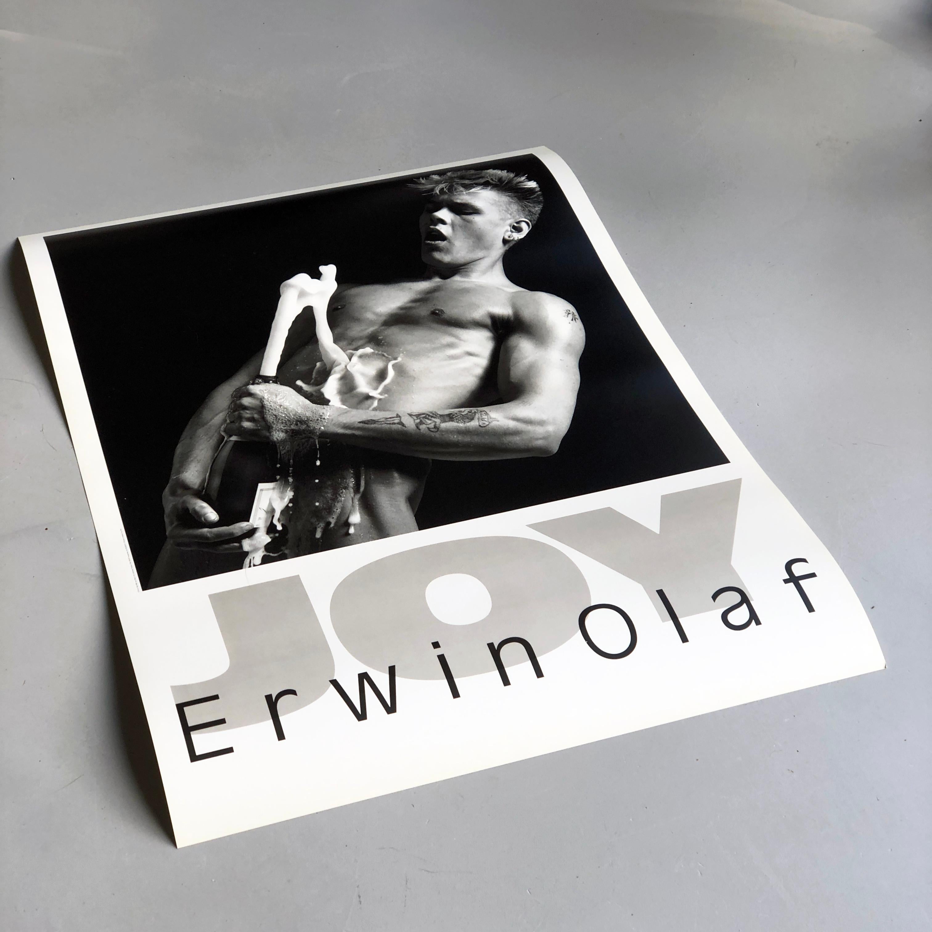 Dutch Erwin Olaf - JOY (Marc) 1985 Official exhibition Poster  For Sale