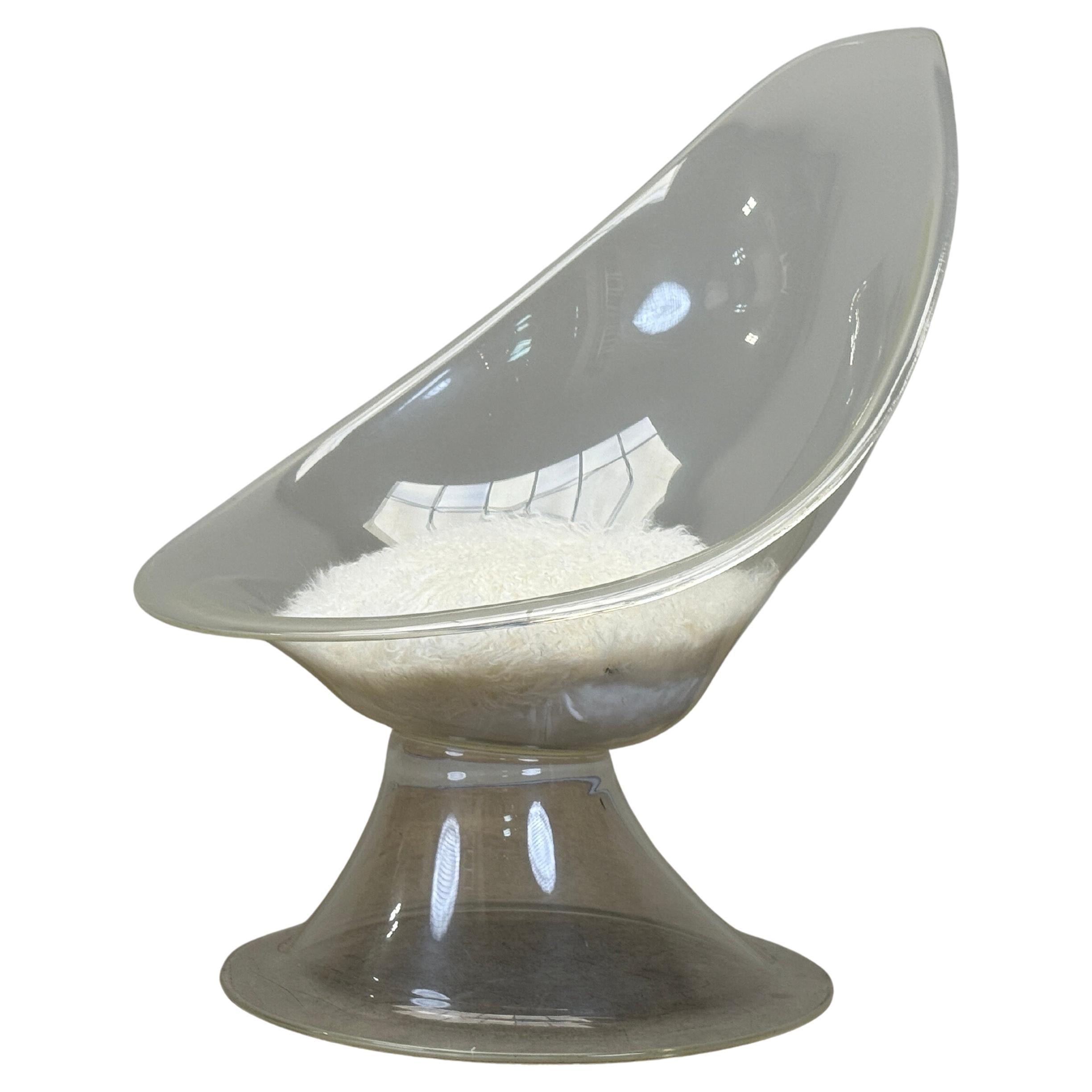 Erwine and Estelle Laverne Acrylic 'Lily' Chair For Sale