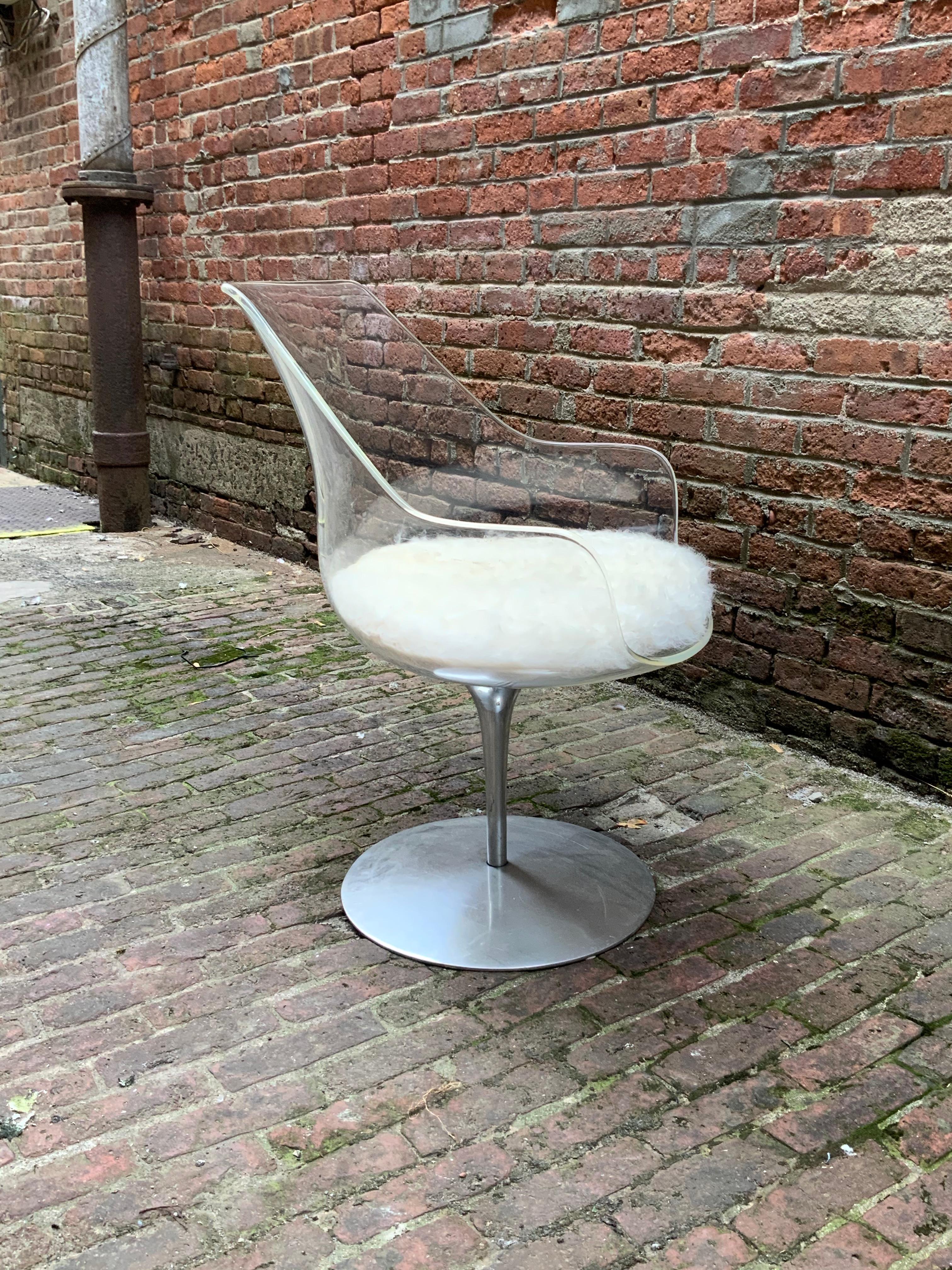 Mid-Century Modern Erwine & Estelle Laverne Champagne Chair