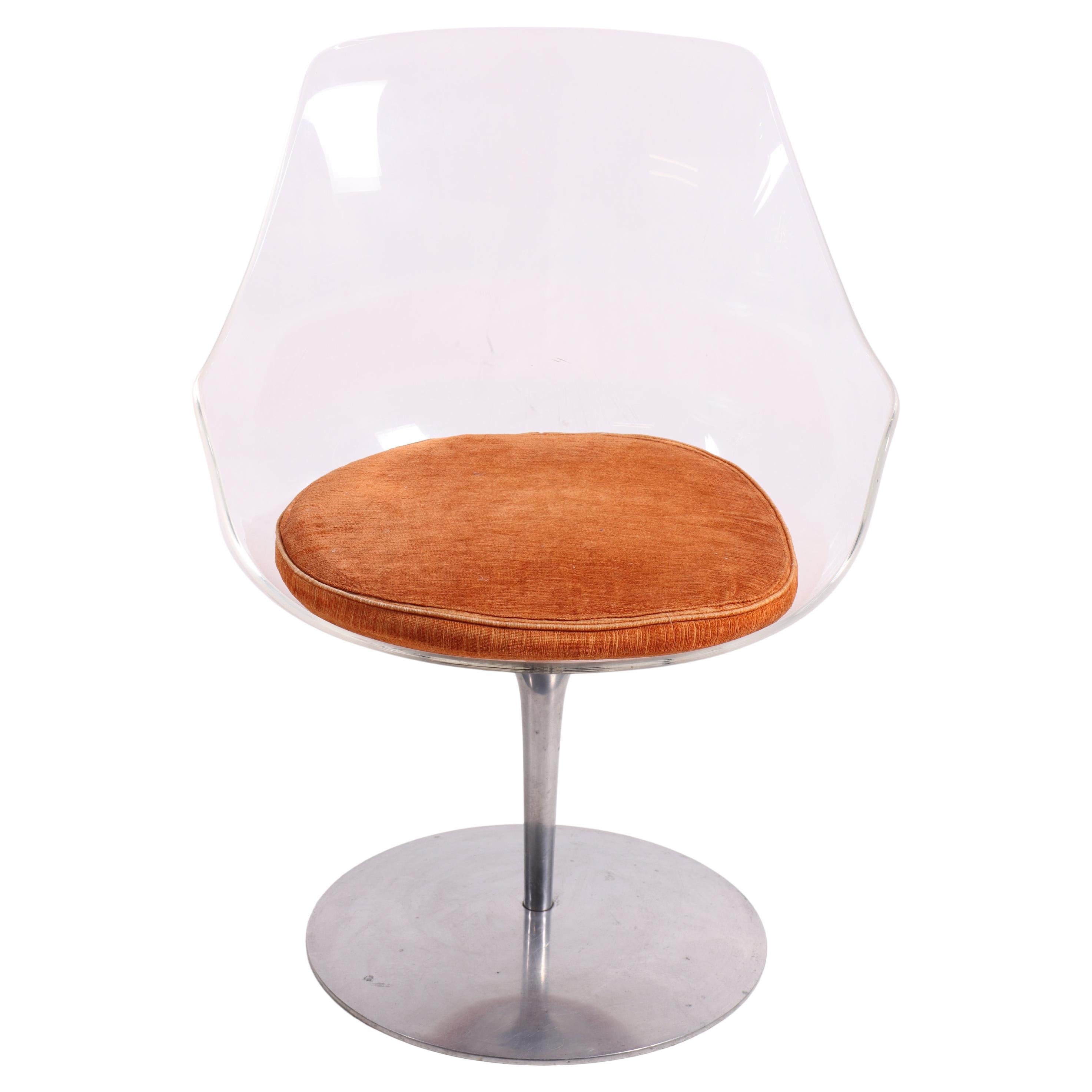 Silla "Champagne" de Erwine & Estelle Laverne, Formes Nouvelles, Italia, años 60 en venta
