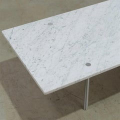 Erwine & Estelle Laverne Coffee Table with Carrara Marble Top