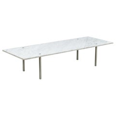Couchtisch von Ewine & Estelle Laverne mit Carrara-Marmorplatte