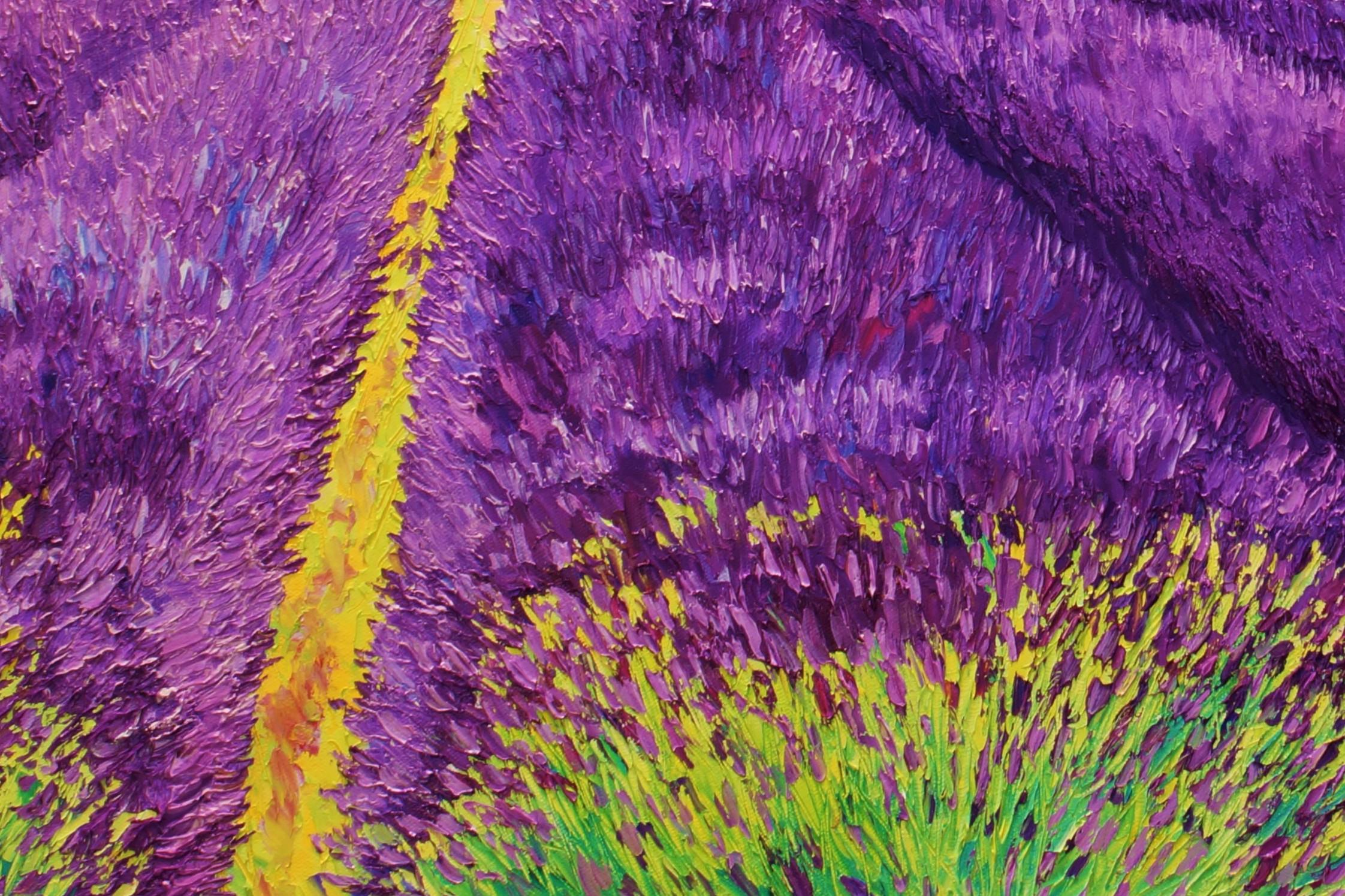 lavender paintings on canvas