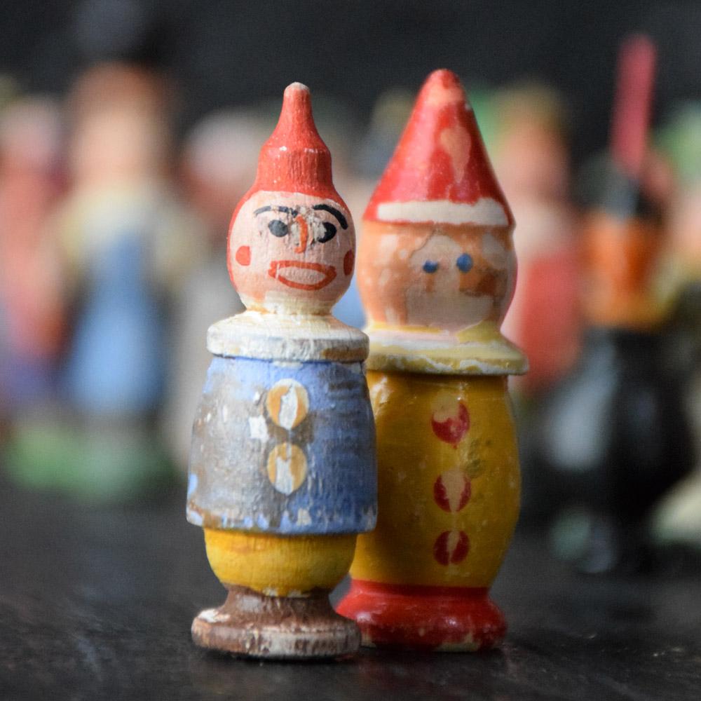 Mid-20th Century Erzgebirge Toy Figures, circa 1930