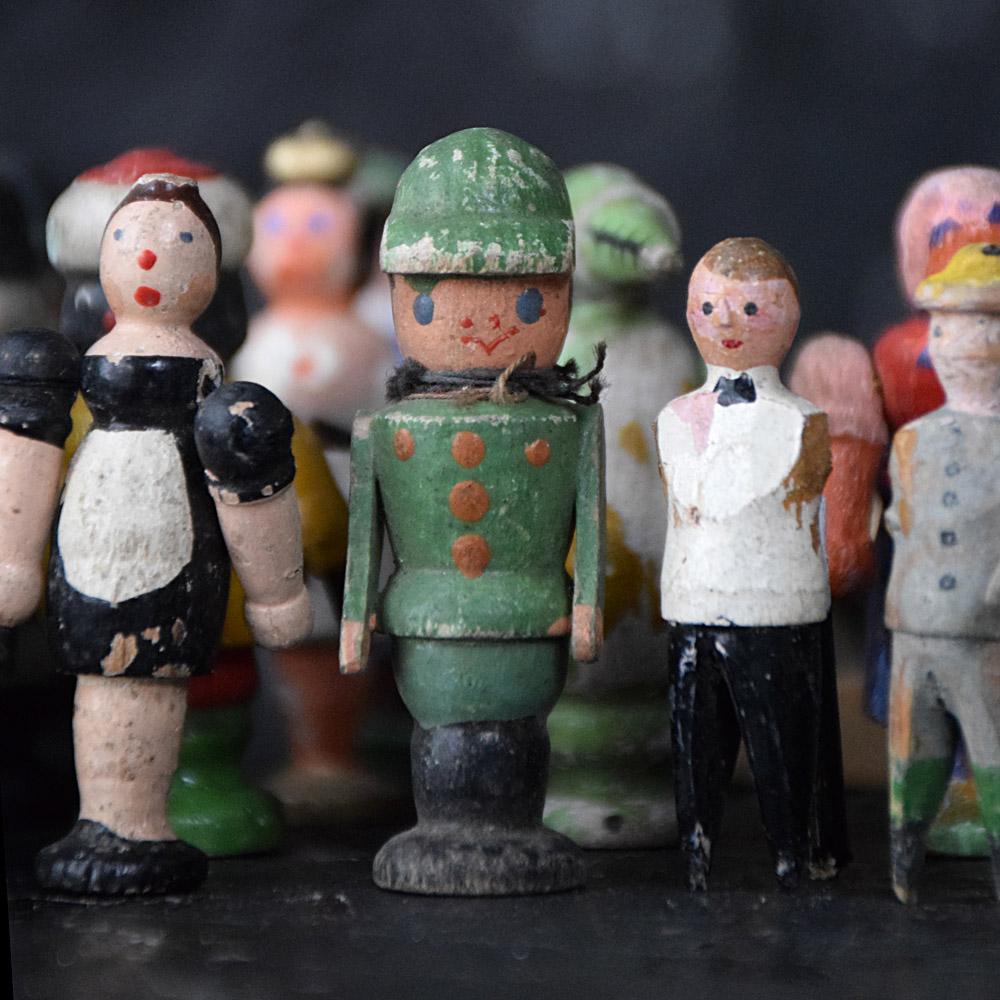German Erzgebirge Toy Figures, circa 1930