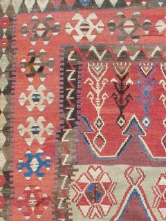 Erzurum Prayer Kilim, 19th Century