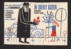 ES GESCHAH AM HELLICHTEN TAG Polish Film Poster by Marian Stachurski, 1960
