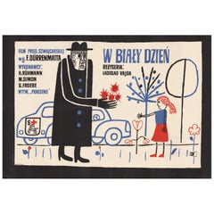 ES GESCHAH AM HELLICHTEN TAG Polish Film Poster by Marian Stachurski, 1960