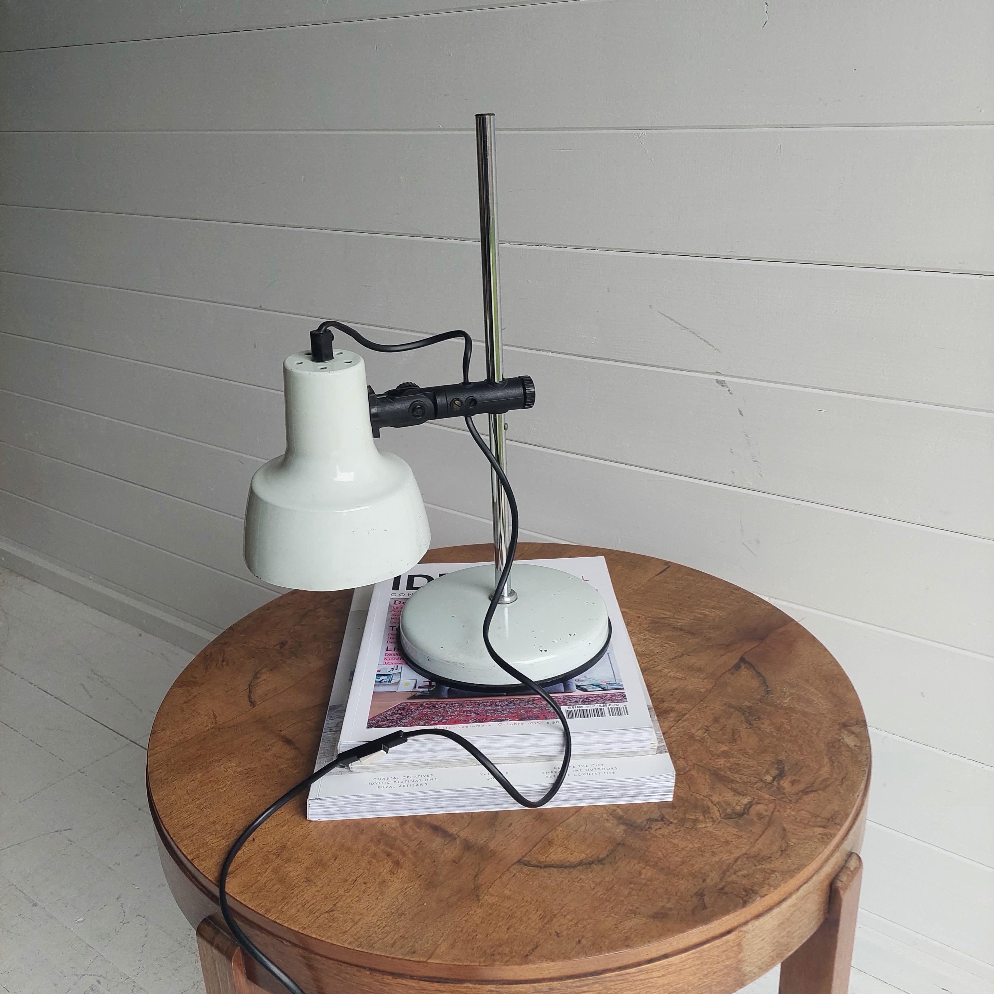 ES HORN Typ.461 Table desk Lamp Danish Modern Lyfa Fog Morup Panton 70/80s In Good Condition In Leamington Spa, GB