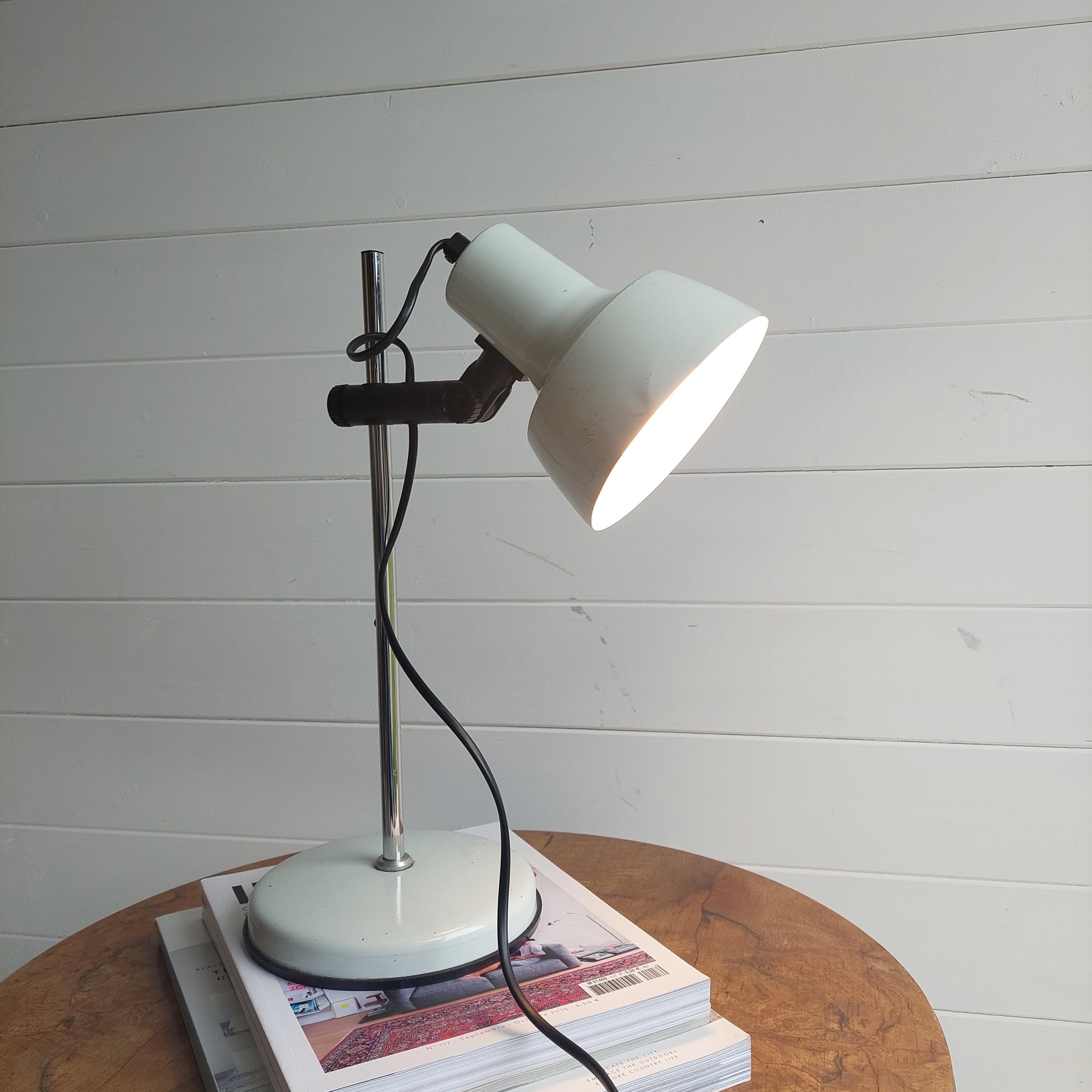 ES HORN Typ.461 Table desk Lamp Danish Modern Lyfa Fog Morup Panton 70/80s 1